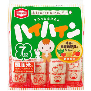 Japanese baby crackers