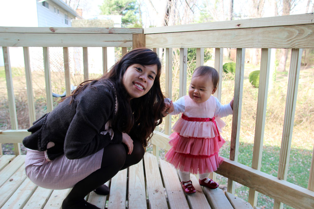 Mio with Mama in Virginia