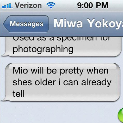 Text from Miwa