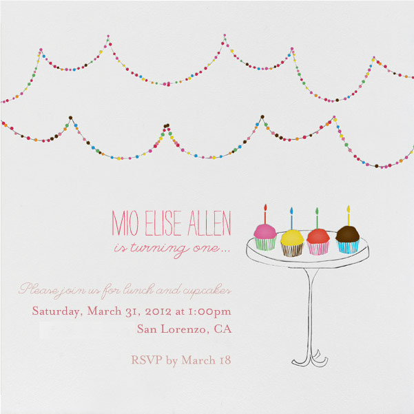 Mio's Birthday Invitation