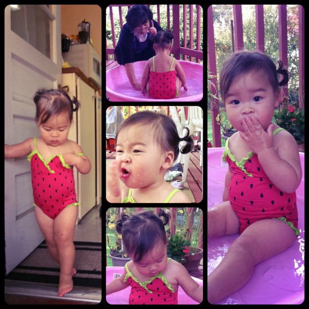 Pool playtime in October!